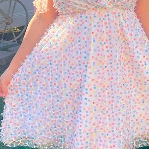 Beautiful Nordstrom dress, new with tags!A cupcake style dress w/ sprinkles!🎉